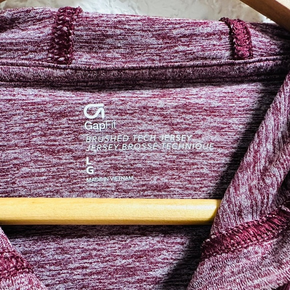 Gap Fit | Women’s  Brushed Tech Jersey Activewear Zip up Hoodie  Size Large - Picture 3 of 13